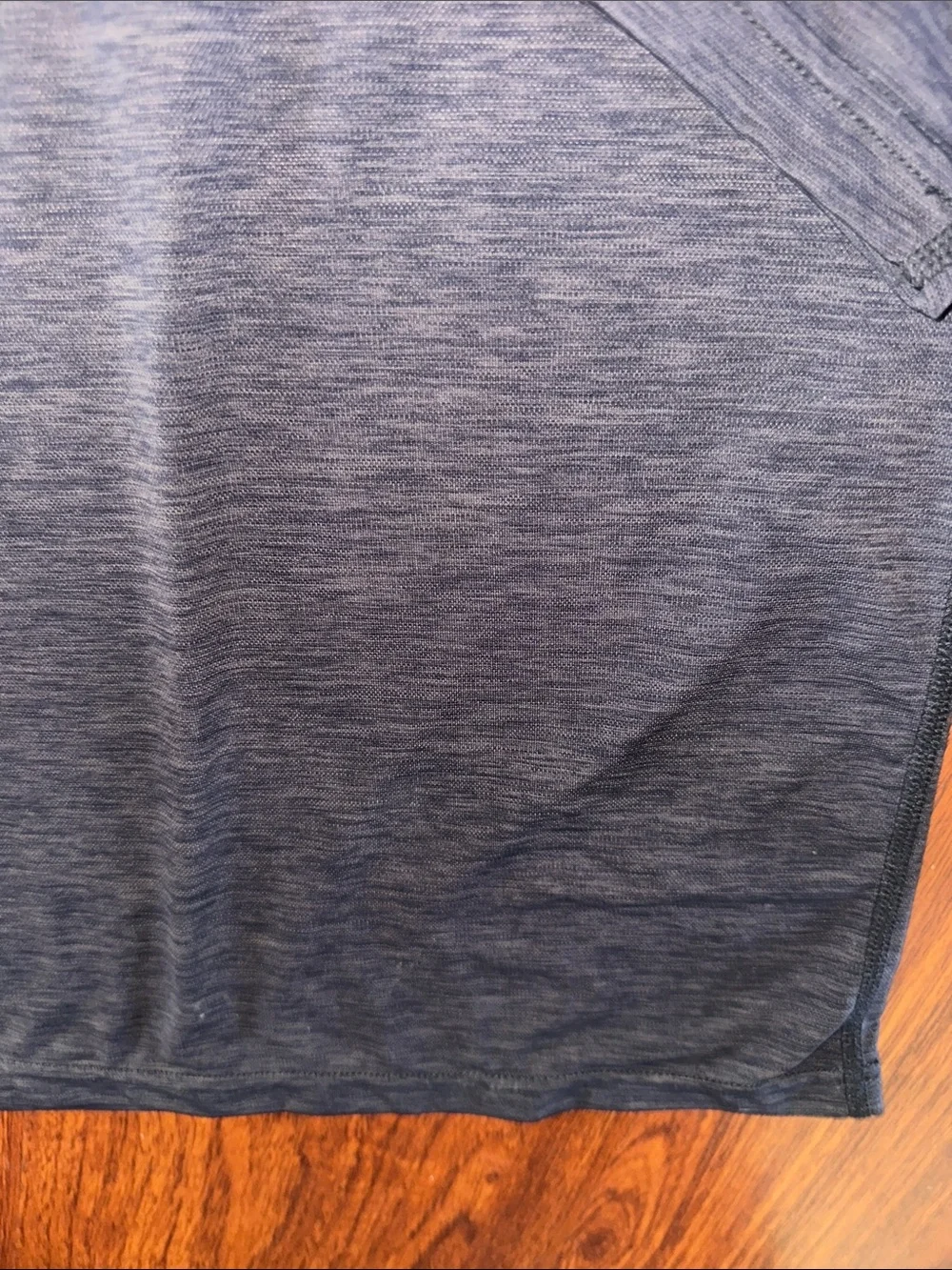 Men's Long Sleeve Performance Tee in Heathered Black with Hawaiian Islands UV